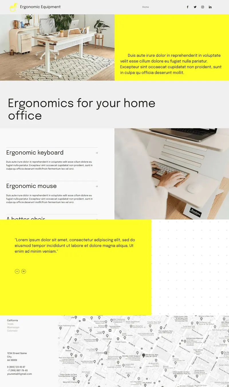 Ergonomic Equipment