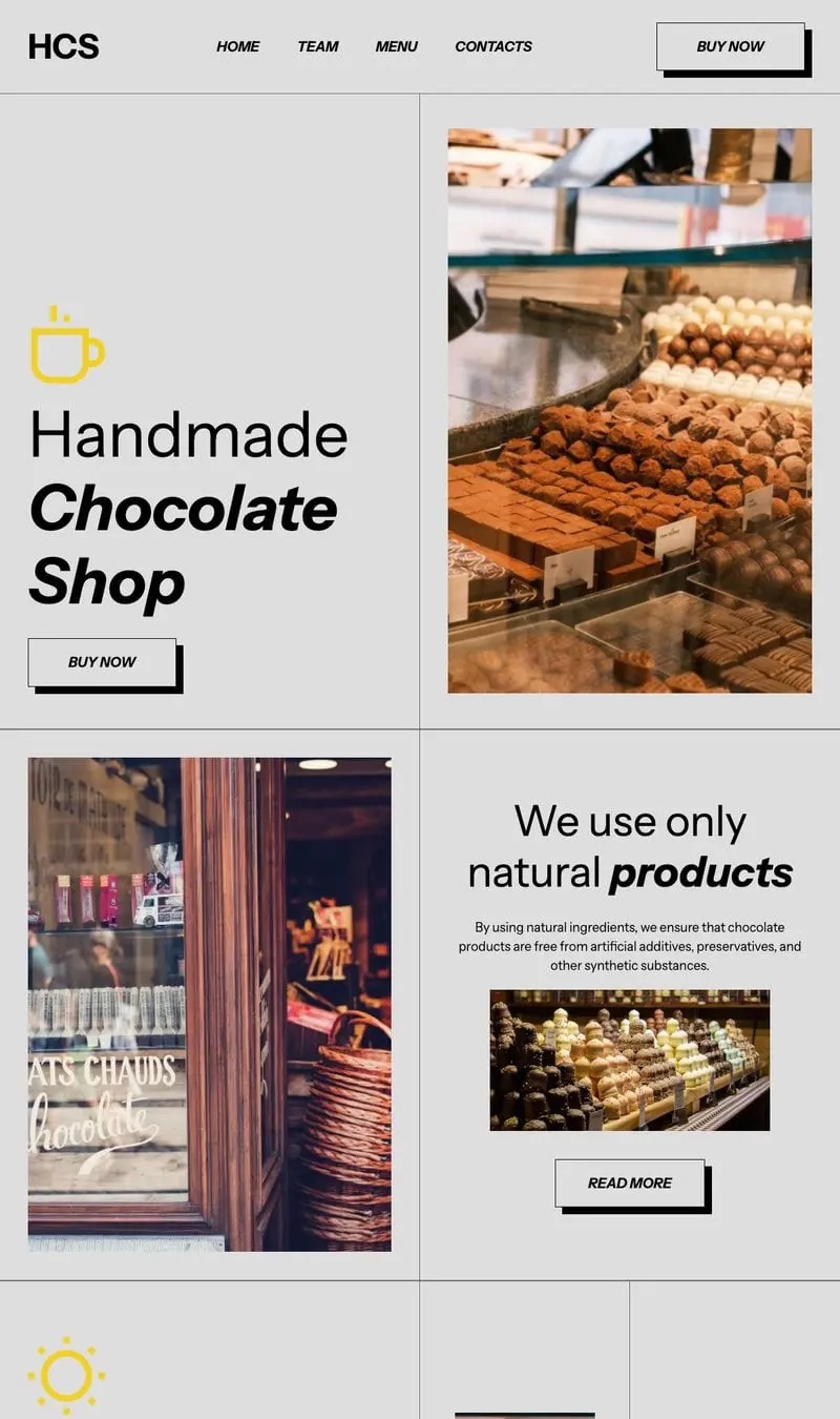 Handmade Chocolate Shop