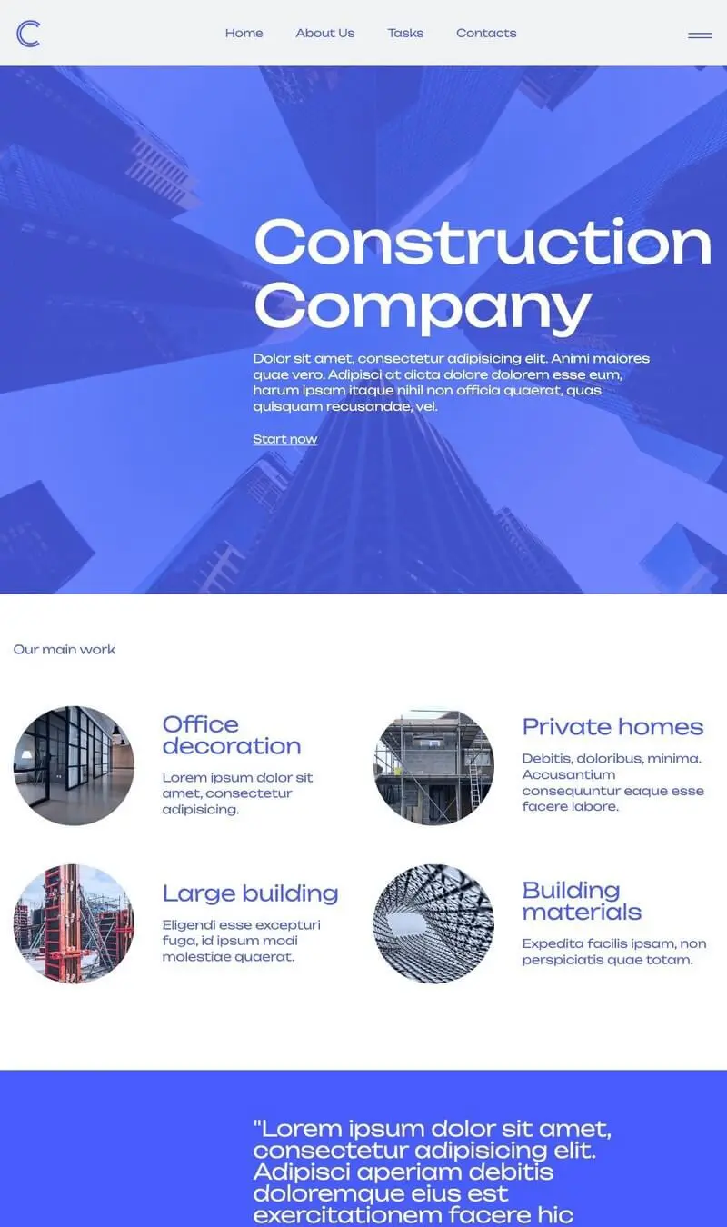 Construction Company