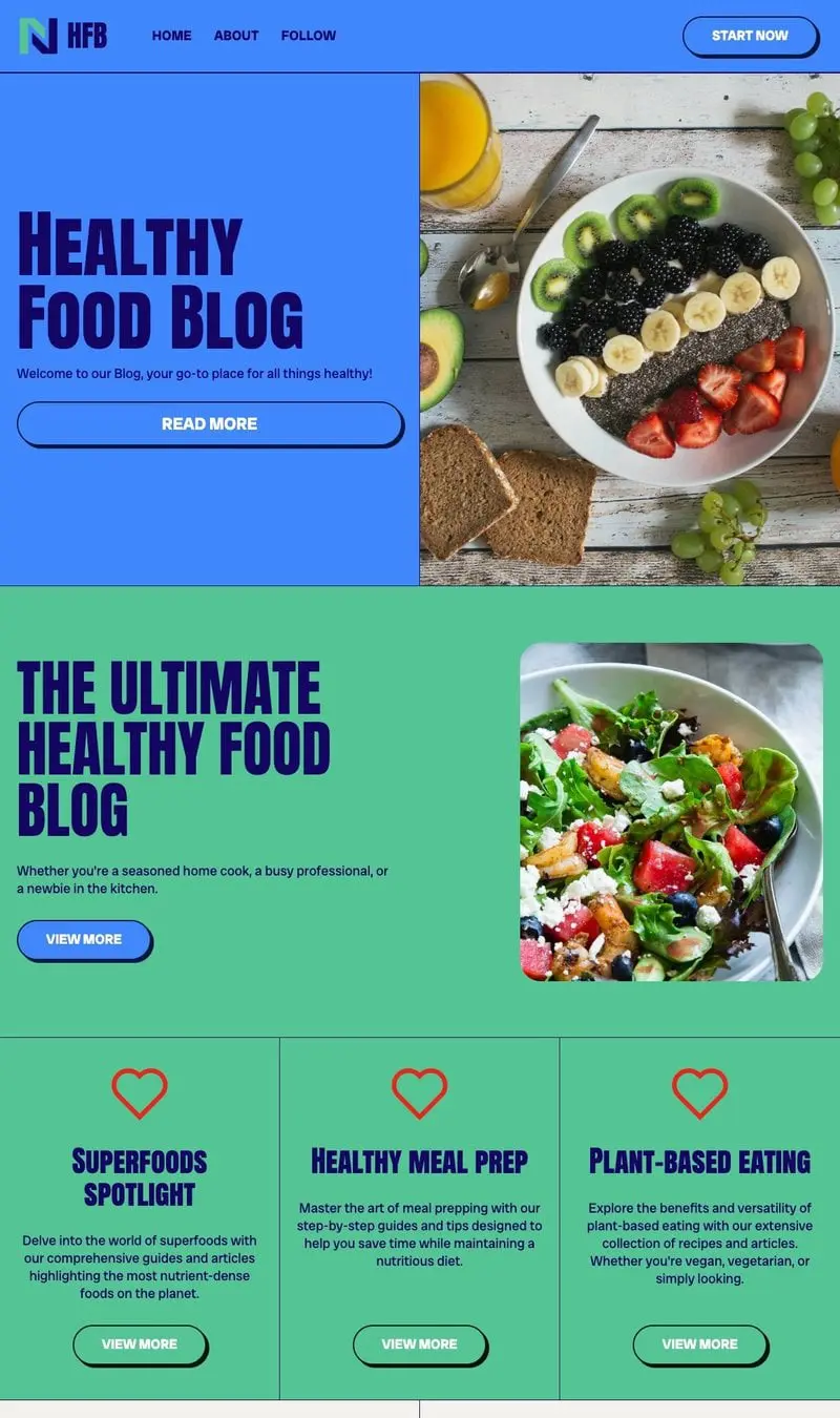 Healthy Food Blog