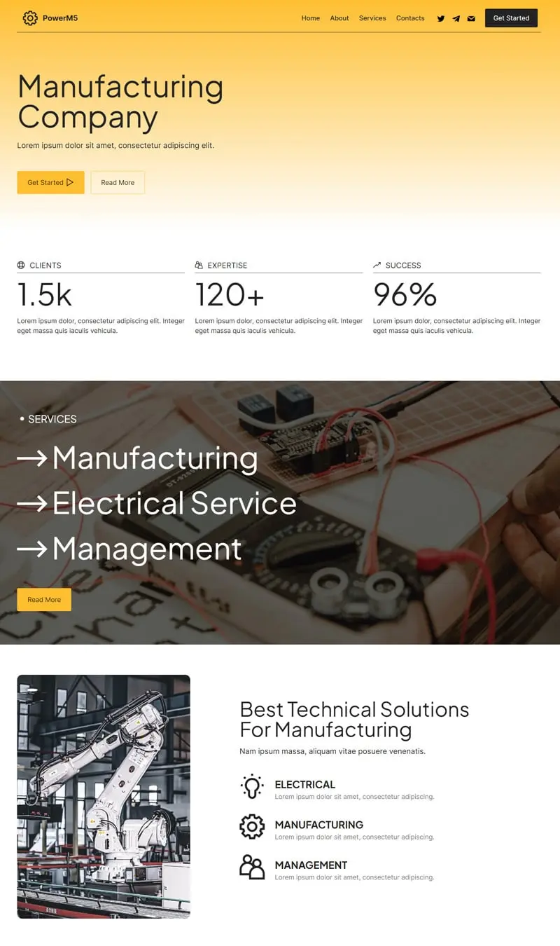 Manufacturing Company