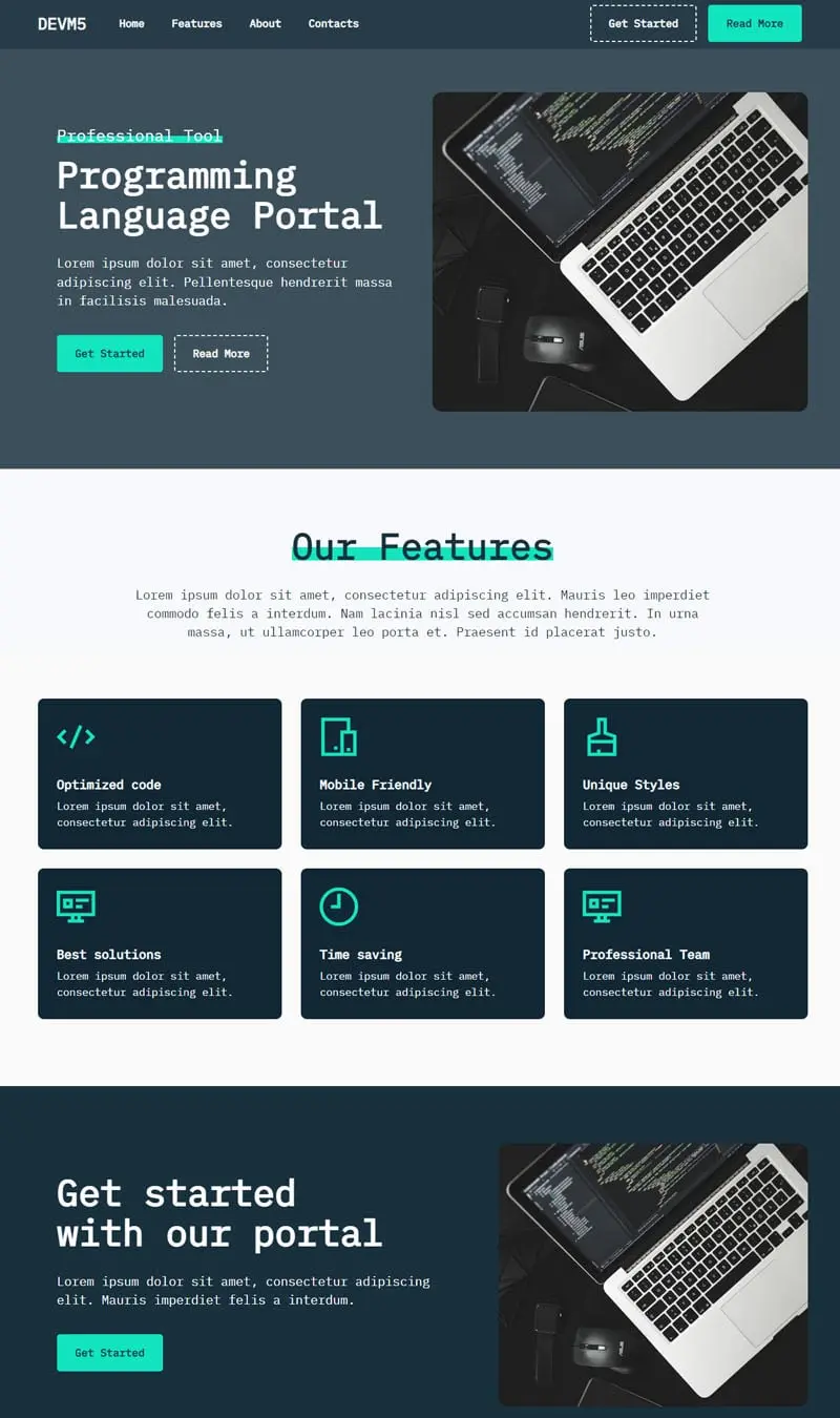 Web Development Portal